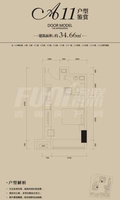 西门先生34.66平户型