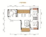 中筑西府兰庭 3室2厅1卫 85.00平米