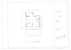山水涧1期1室1厅1卫50.95平户型