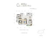 开元观澜东著小区1期 3室2厅2卫 129.00平米