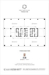 1号楼27、28层平面图