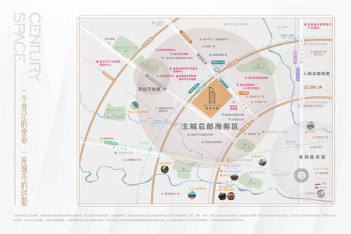 世纪空间大厦1期区位图