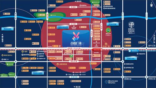 百维广场区位图