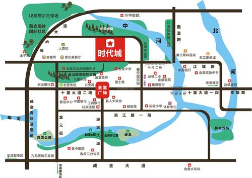 恒合时代城区位图