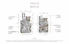 天投锦悦天成名邸1期4室2厅4卫201.00平户型