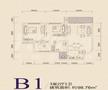 广泽长河郡3期奥格斯堡3室2厅1卫98.76平户型