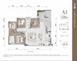 楠山青院1期4室2厅2卫128.00平户型