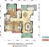 昌建星悦城 3室2厅2卫 113.40平米