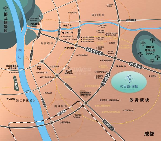 优品道锦樾区位图