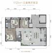 树高北湖丽璟1期3室2厅2卫121.00平户型
