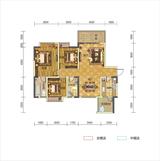 春天国际 3室2厅2卫 108.68平米