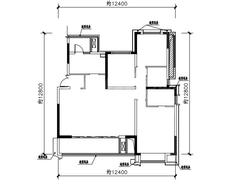 五矿西棠雅园1期4室2厅3卫153.84平户型