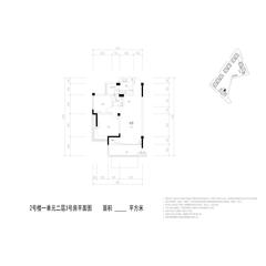 君雁金梧桐2室2厅1卫84.55平户型