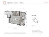 龙湖香港置地瑰云里1期 4室2厅2卫 126.00平米