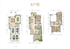 华侨城东岸4室2厅4卫350.00平户型