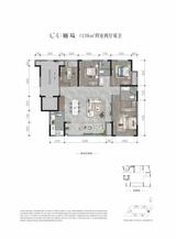 桂语江澜雅园1期 4室2厅2卫 138.00平米