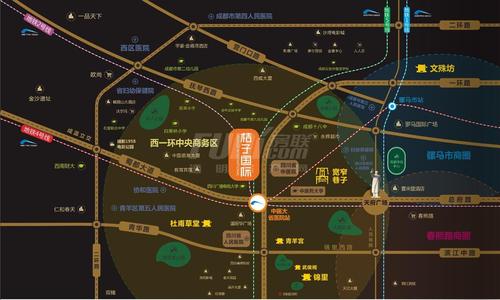 桔子国际区位图