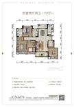 源昌幸福小区1期4室2厅2卫129.26平户型