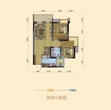东湖郡 2室2厅1卫 66.45平米