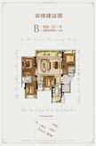 蓝光·雍锦世家二期1期4室2厅3卫151.00平户型