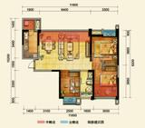 中铁二局玛塞城 3室2厅1卫 86.26平米