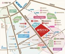 森悦中心区位图