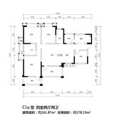 南湖国际中心 4室2厅2卫 161.87平米