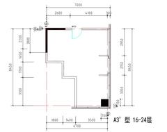 恒瑞新川中心2期64.00平户型