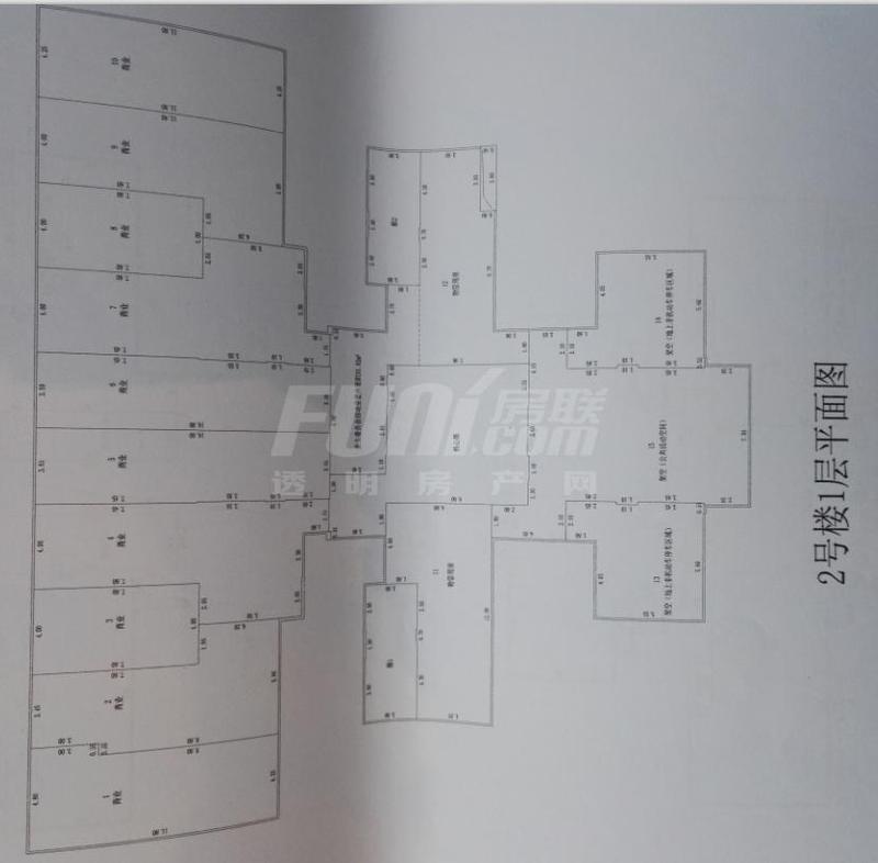 2号楼1平层商业部分