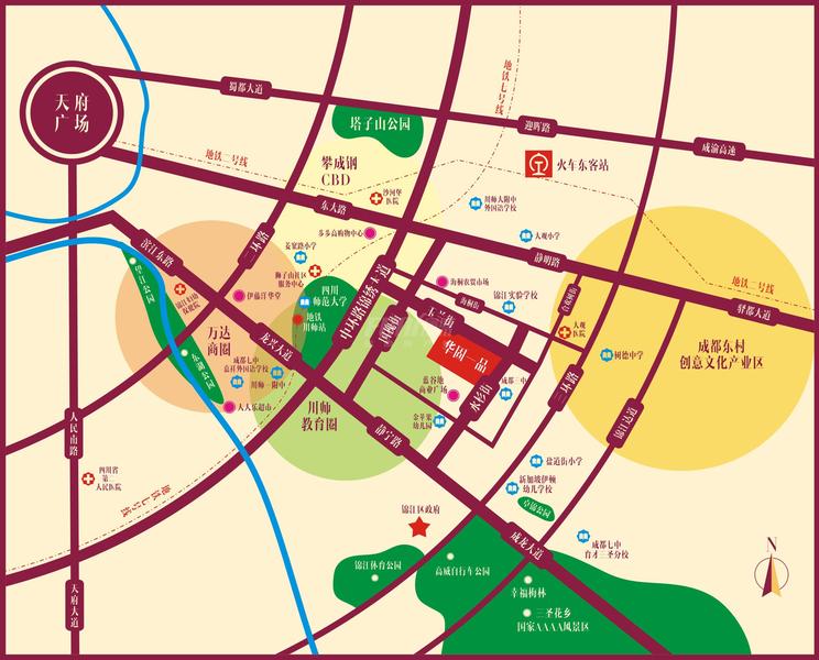 区位图