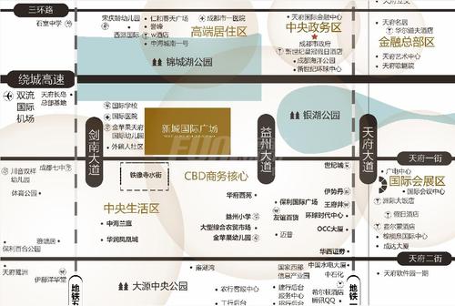 新城国际广场区位图