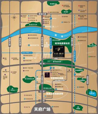 中南樾府1期区位图