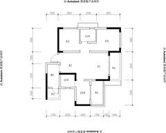 和悦澜庭3室2厅2卫85.00平户型