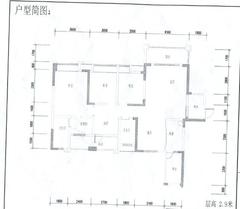 世豪嘉柏4室2厅2卫142.00平户型