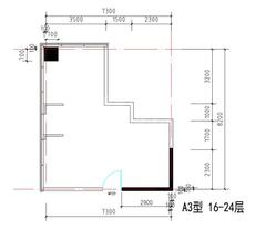 恒瑞新川中心2期65.00平户型
