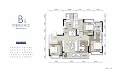 中航科创城1期1室143.00平户型