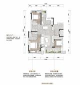 印江洲1期 3室2厅2卫 110.00平米