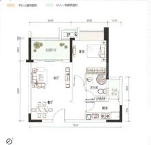 ICON尚郡1室1厅1卫58.00平户型