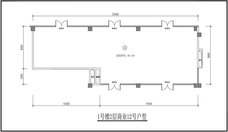 1#号楼2层商业12号户型