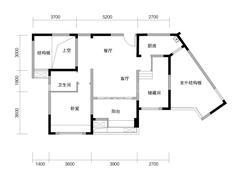 成都玩家3室2厅1卫70.00平户型