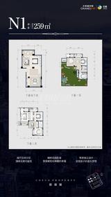 中粮武侯瑞府2期 3室2厅3卫 259.00平米