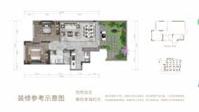 青城·未来院子1期2室2厅1卫68.08平户型