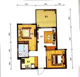 观山郡 2室1厅1卫 55.22平米