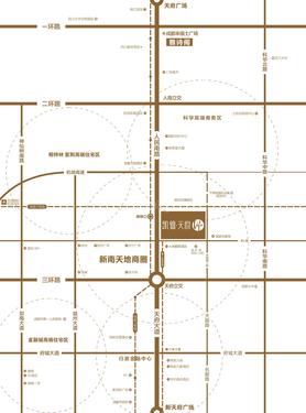 凯德商用天府区位图