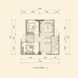 恒河广场 2室1厅1卫 71.39平米