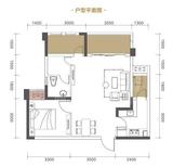 中筑西府兰庭 2室2厅1卫 66.00平米