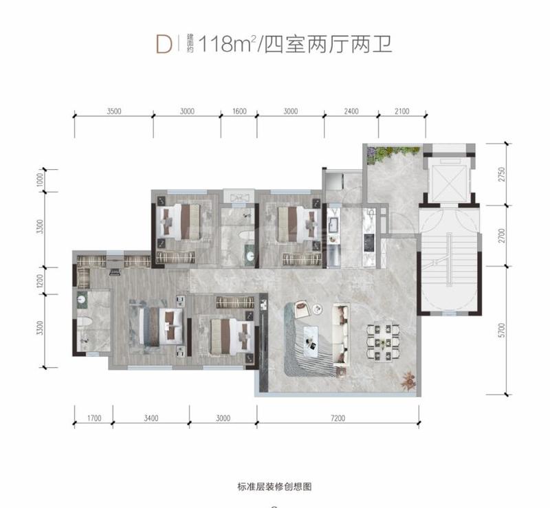 户型图D