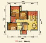 中铁二局玛塞城 3室2厅1卫 88.89平米