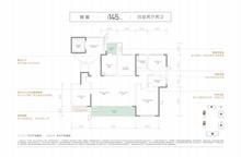 新川锦萃名邸1期4室2厅2卫145.00平户型