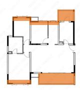 翡翠和悦2期 3室2厅2卫 116.00平米